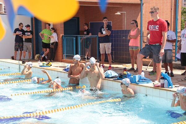 Cesar Cielo treina atletas na Unaerp