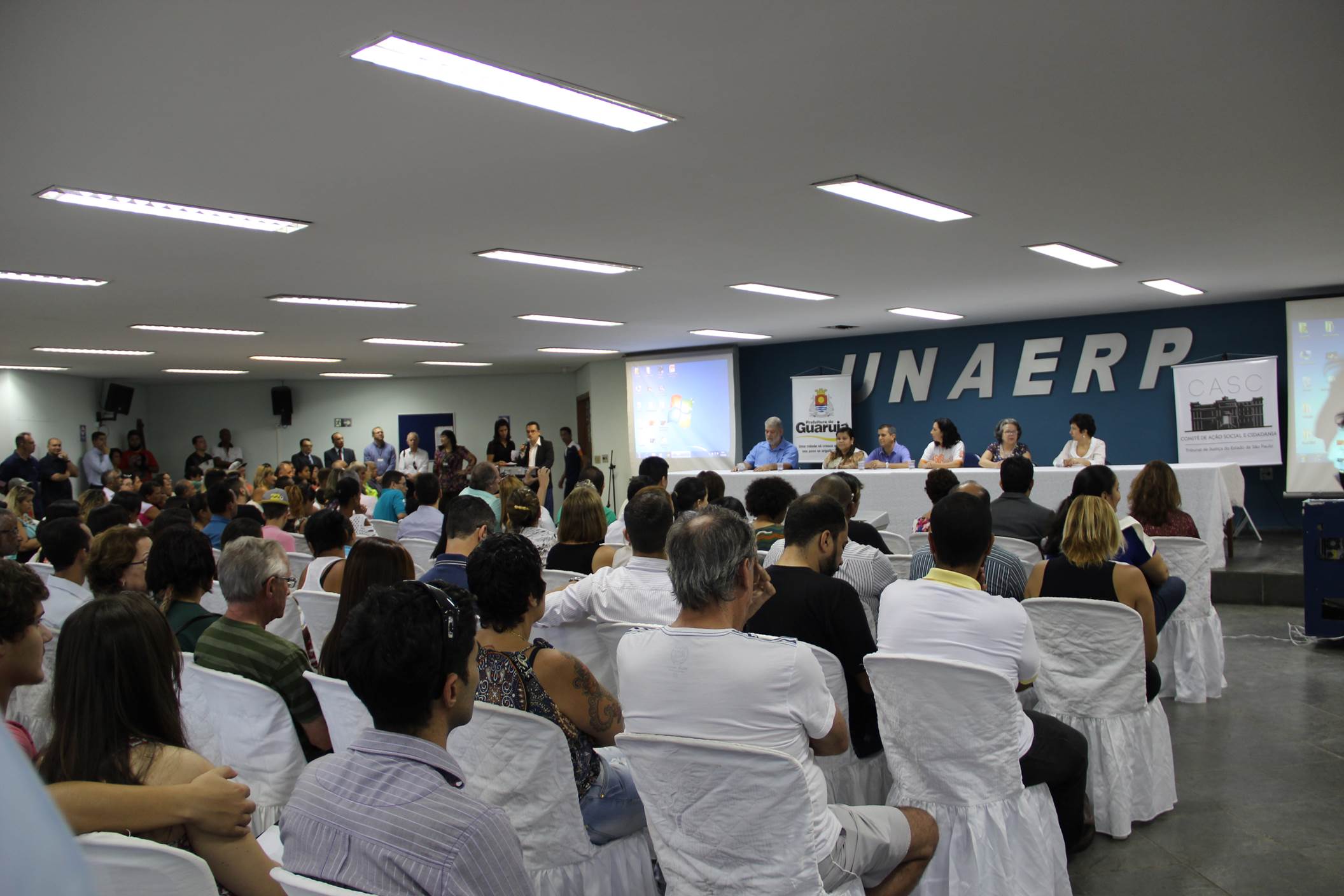 Evento teve parceria entre a Prefeitura de Guarujá e o Tribunal de Justiça de São Paulo